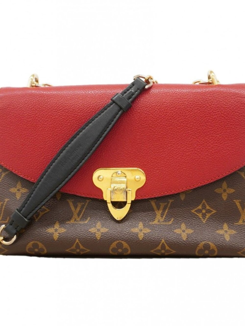 Louis Vuitton Shoulder Bag Monogram Saint Placide Brown Cerise